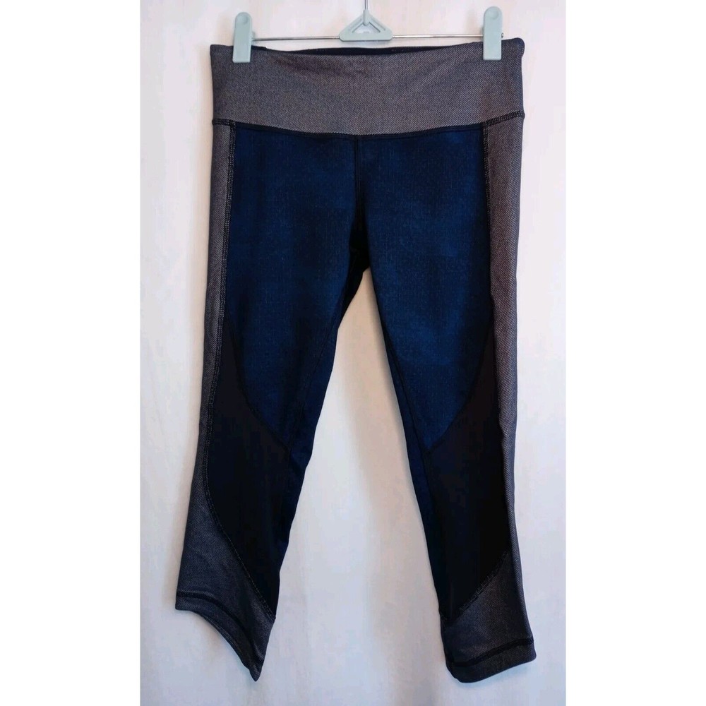 lululemon athletica Black and Gray High-Waist Leggings